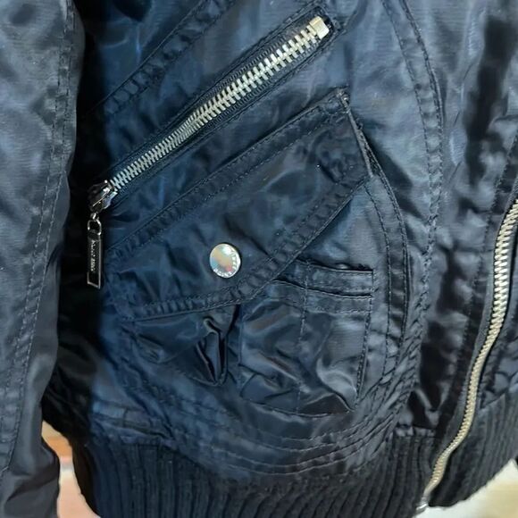 Point Zero Nicole Benisti water/wind resistant puffer bomber jacket, M! - Picture 4 of 15